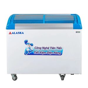 Tủ đông kính cong 355 lít Alaska KC-203S